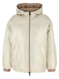 Brunello Cucinelli Beige Polyester Full-Length Jacket