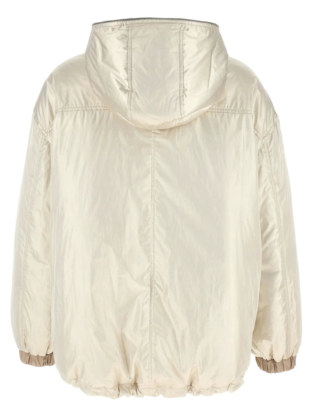 Brunello Cucinelli Beige Polyester Full-Length Jacket