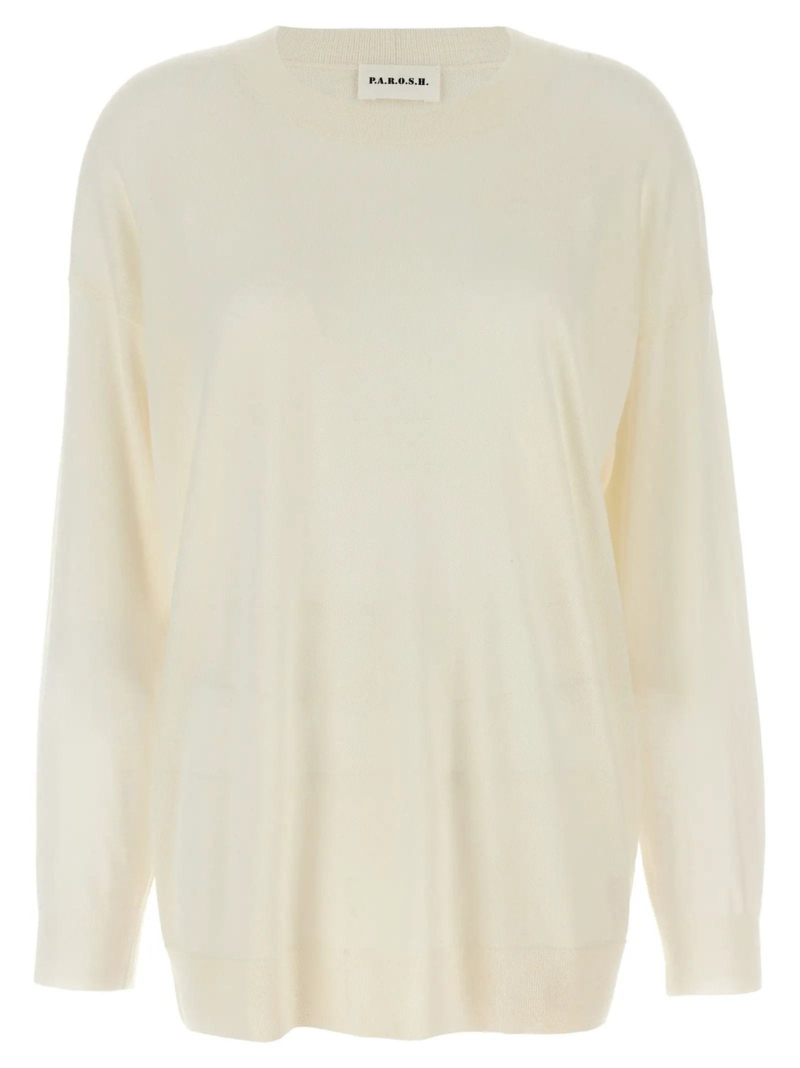 P.A.R.O.S.H. White Wool Cardigan