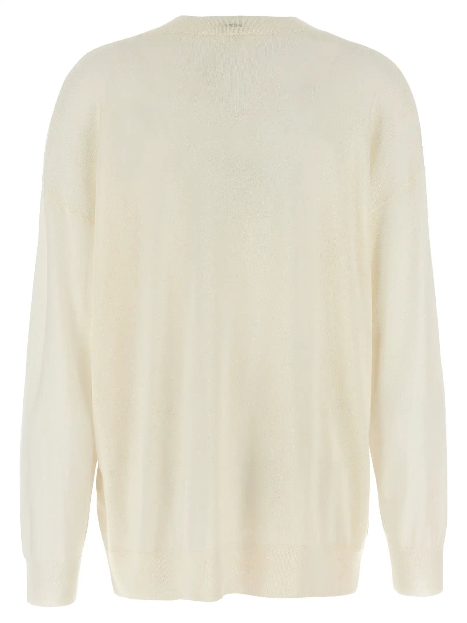 P.A.R.O.S.H. White Wool Cardigan