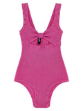 ROTATE BIRGER CHRISTENSEN Fuchsia Polyamide One-Piece Swimsuit