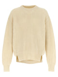 Jil Sander White Wool Cardigan