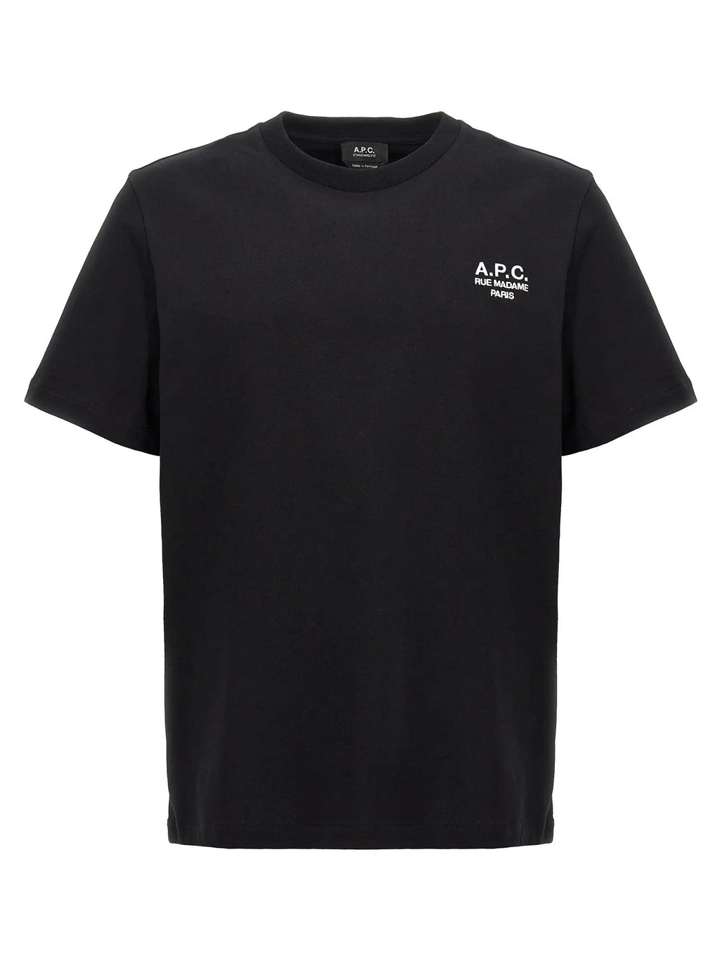 A.P.C. Black Cotton T-Shirt