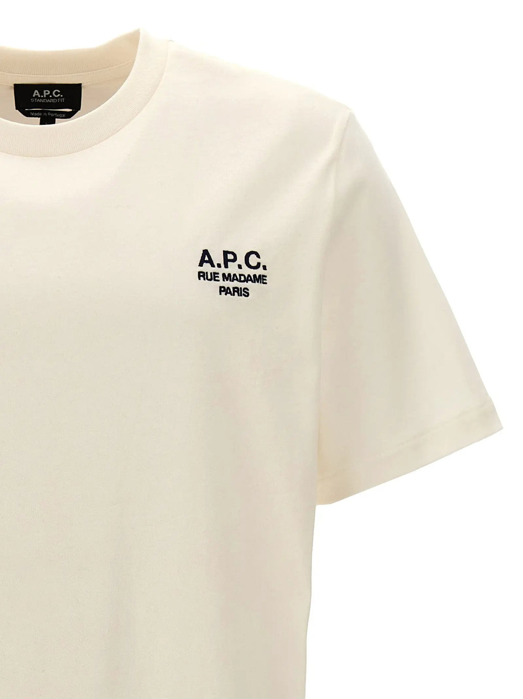 A.P.C. White Cotton T-Shirt