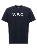 A.P.C. Blue Cotton T-Shirt