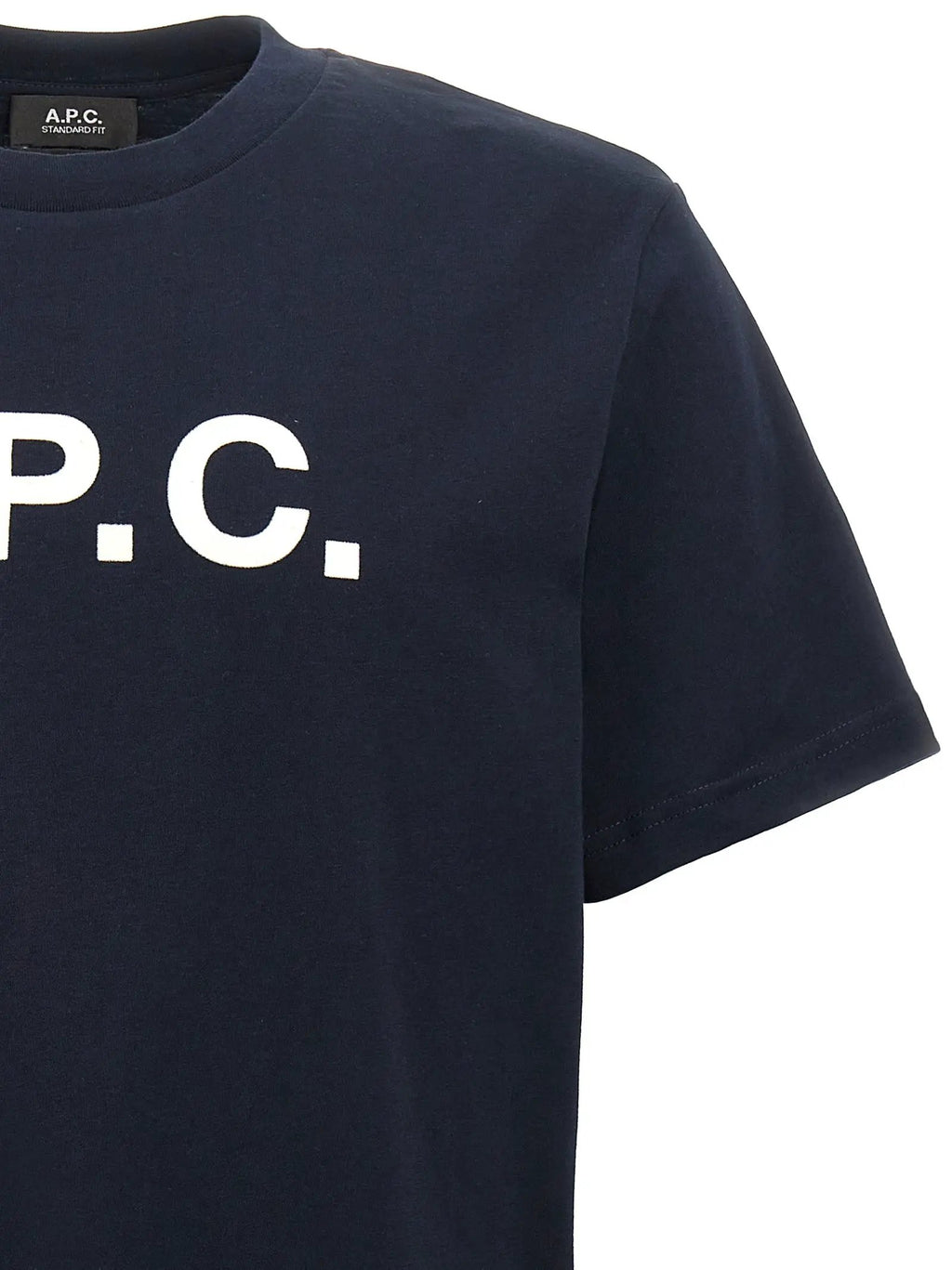 A.P.C. Blue Cotton T-Shirt