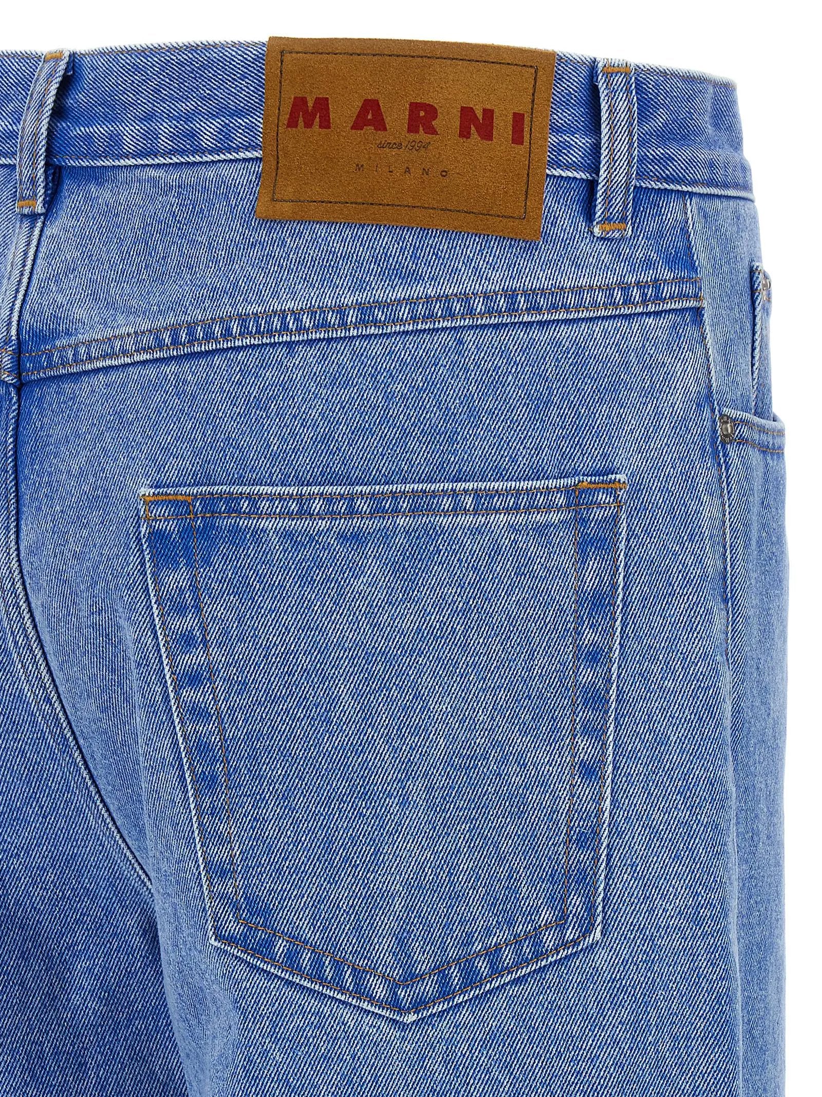 Marni Blue Cotton Jeans Denim