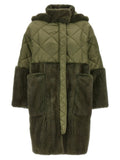 BLANCHA BLANCHA Bicolor Polyester Coat