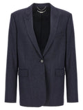 Stella McCartney Blue Viscose Blazer