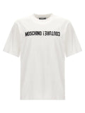 Moschino Bicolor Cotton T-Shirt