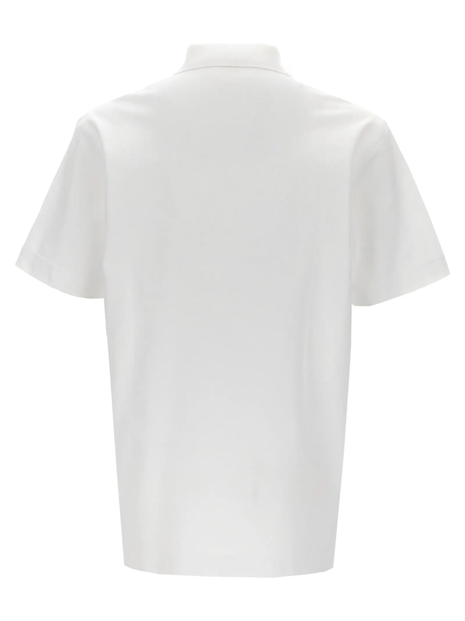 Givenchy White Cotton Polo Shirt