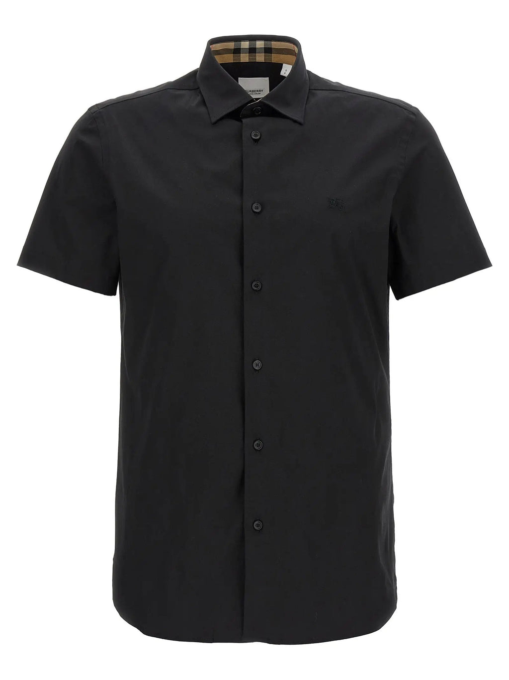 Burberry Black Cotton Blouse