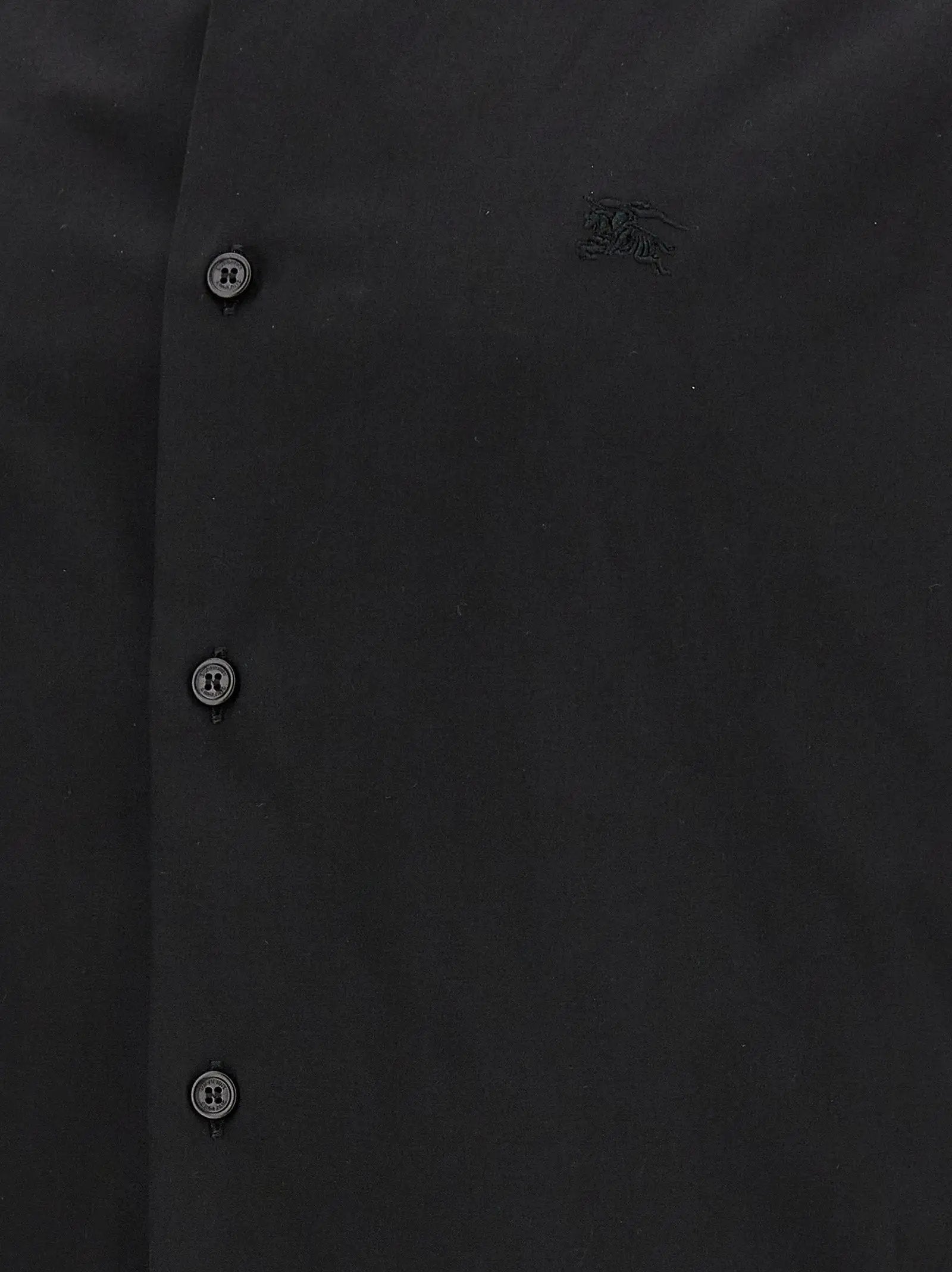 Burberry Black Cotton Blouse