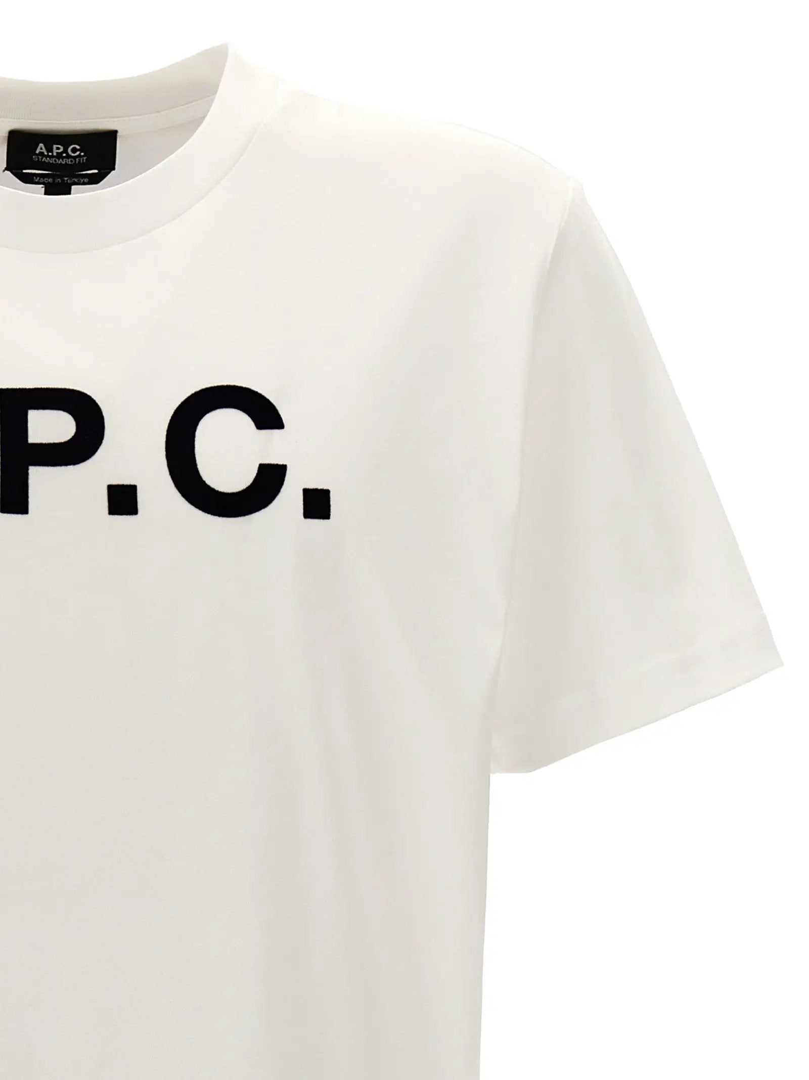 A.P.C. White Cotton T-Shirt