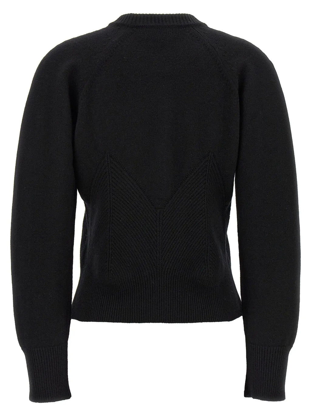 Alexander McQueen Black Wool Cardigan
