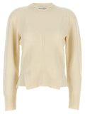 Alexander McQueen White Wool Cardigan