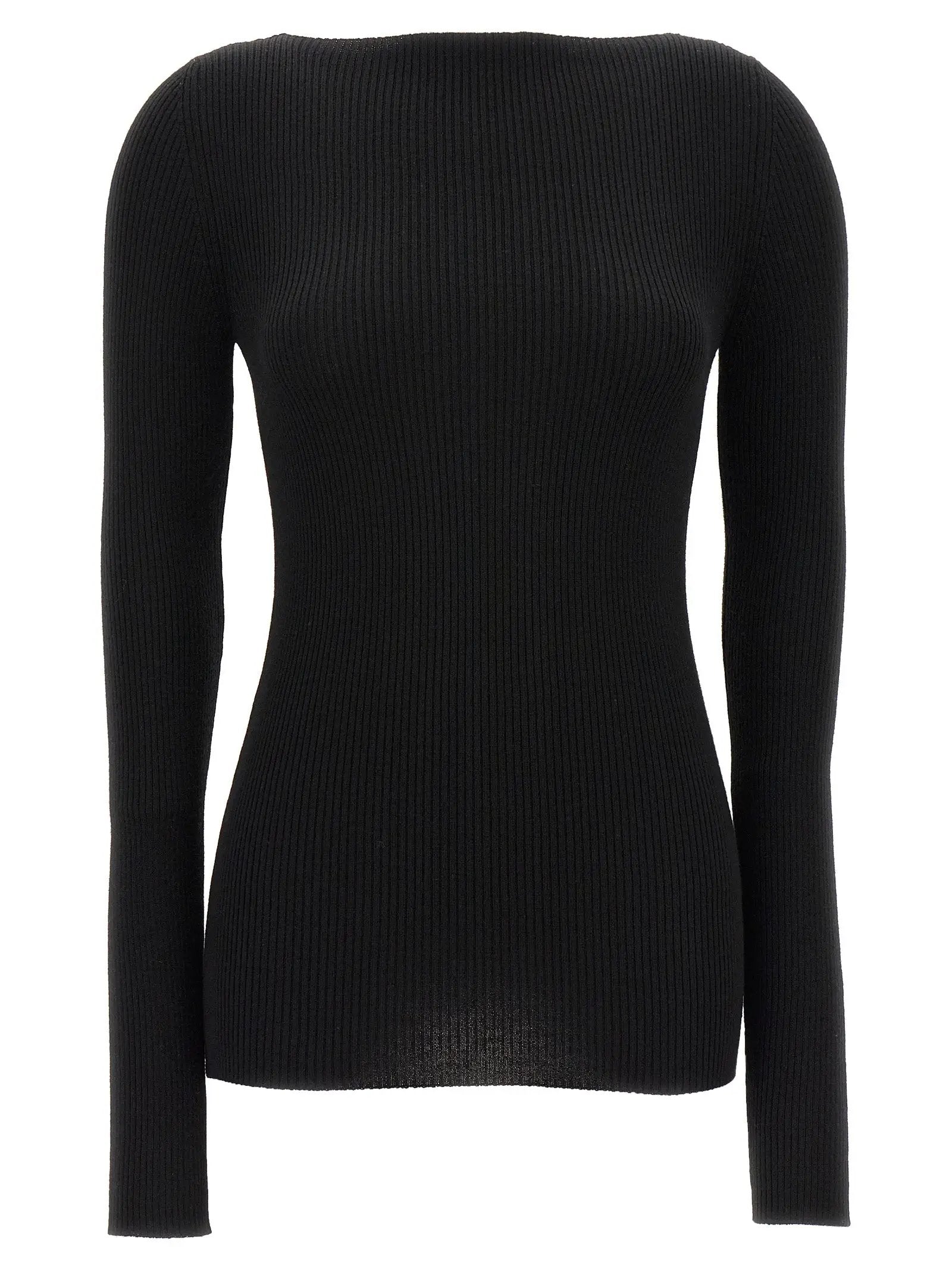 Rick Owens Black Wool Cardigan