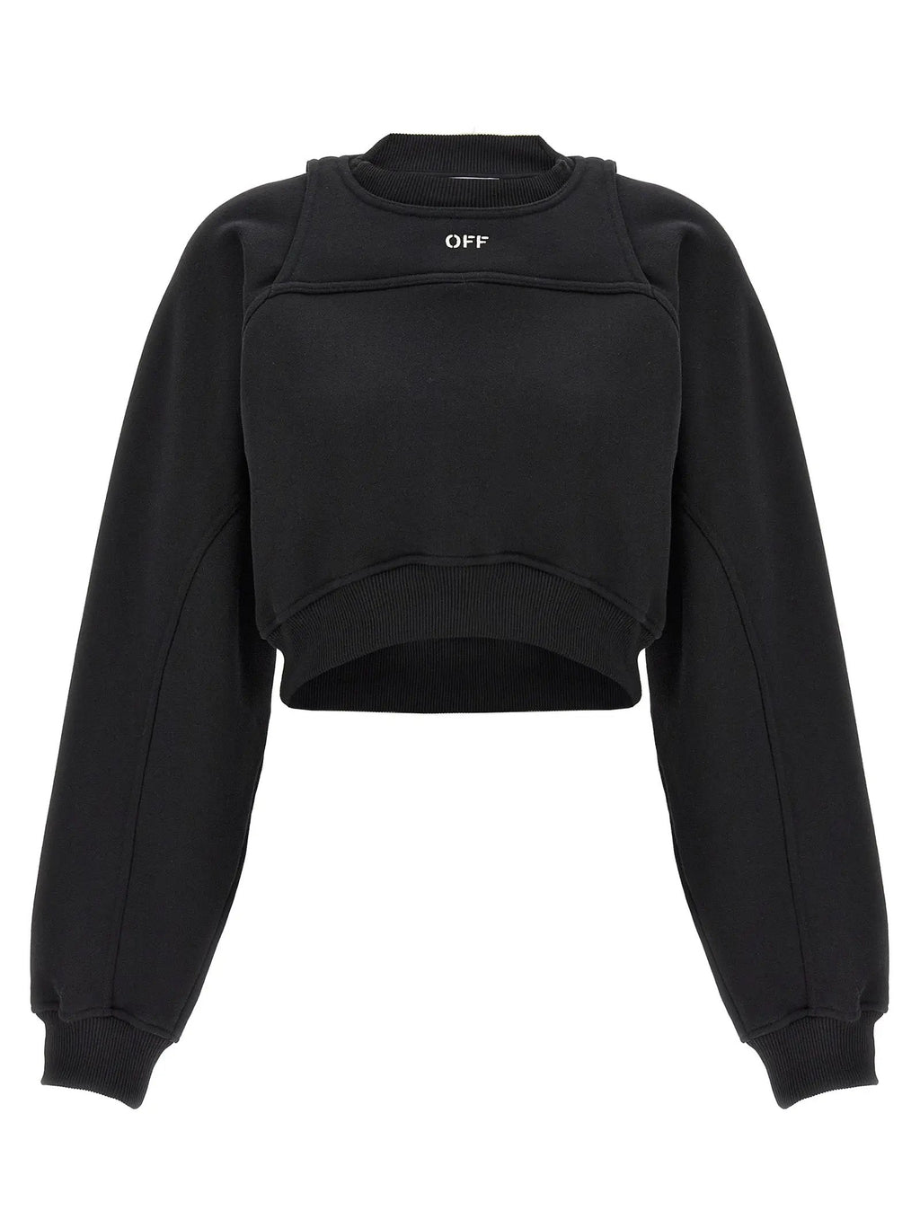 Off-White Bicolor Cotton Sweatshirt