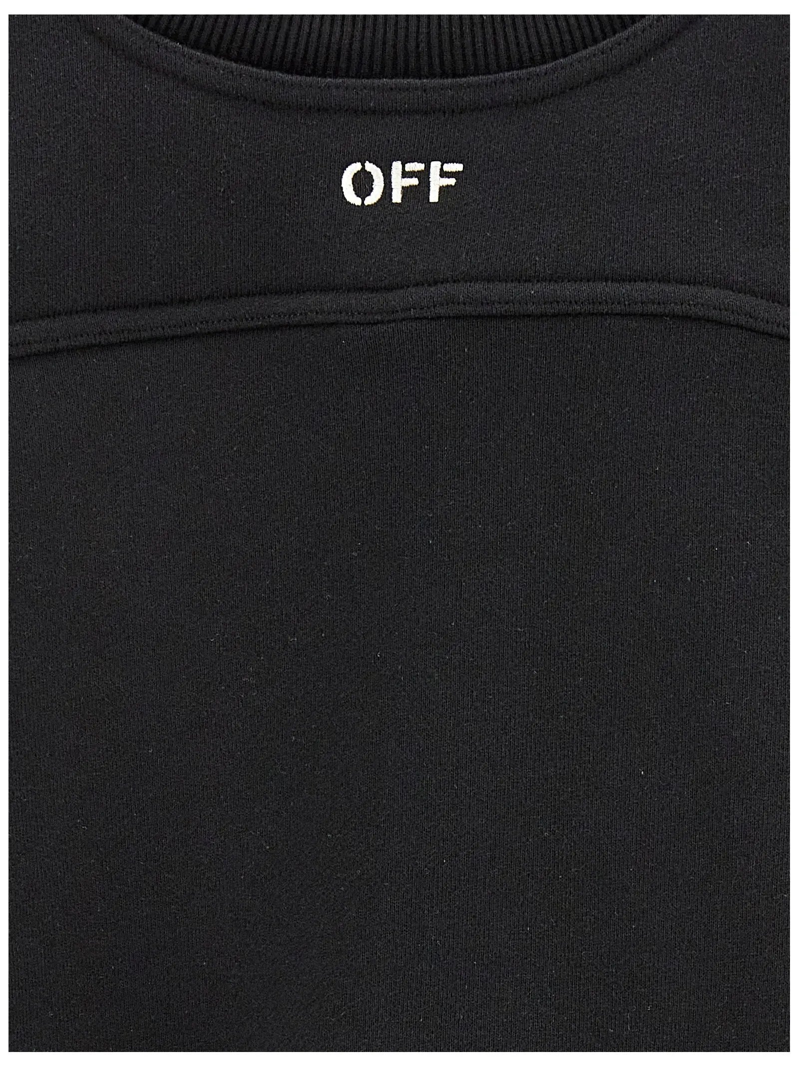 Off-White Bicolor Cotton Sweatshirt