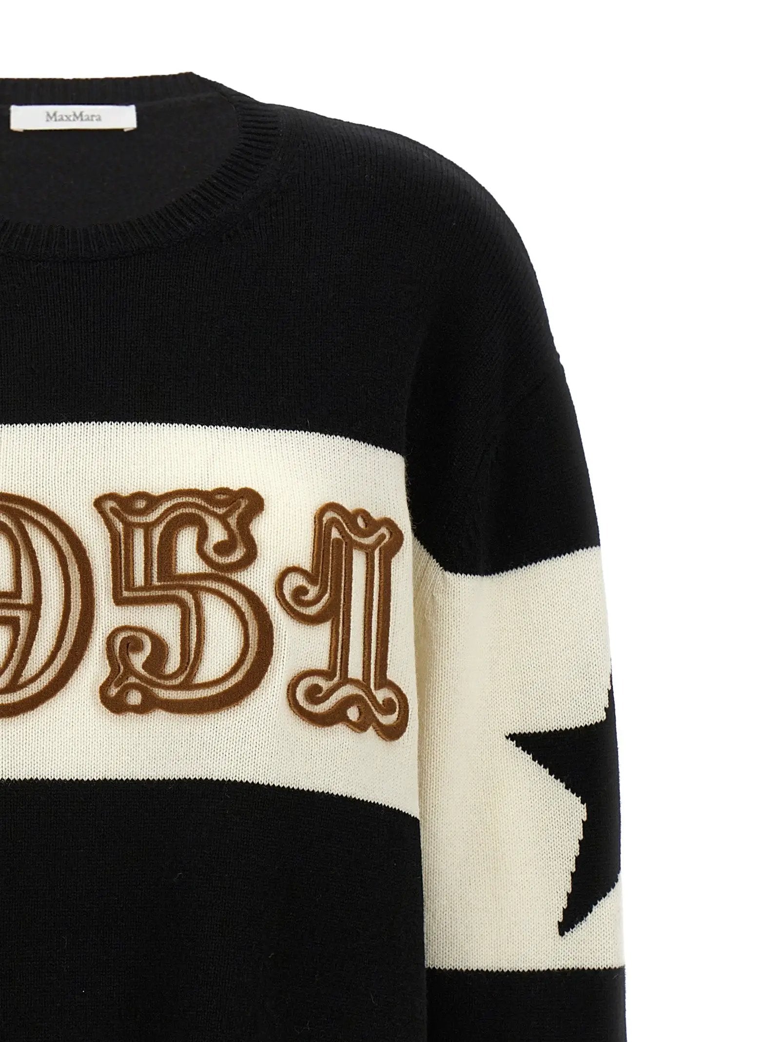 Max Mara Black Wool Cardigan