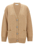 Paco Rabanne Beige Wool Cardigan