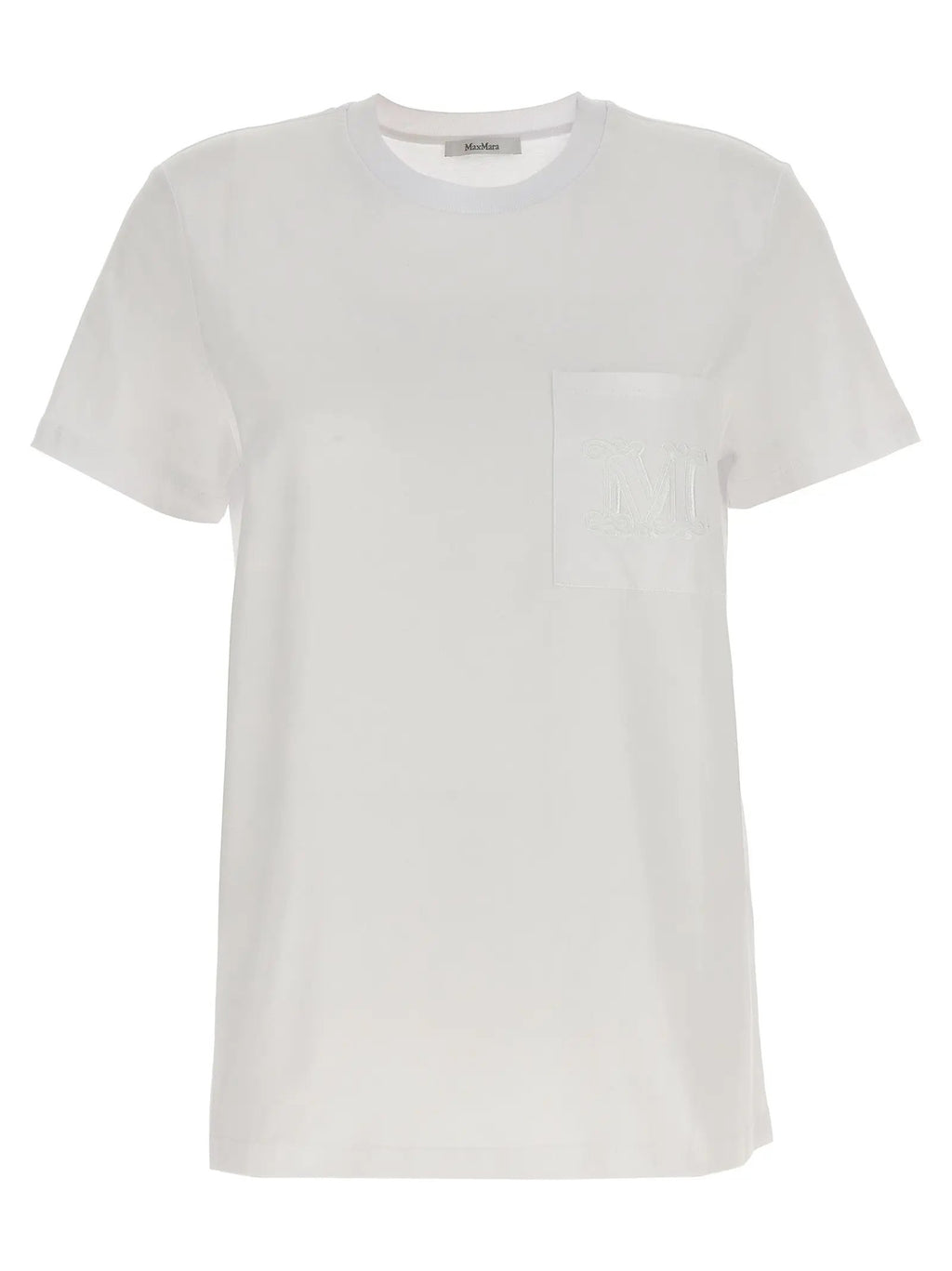 T-shirt blanc en coton Max Mara