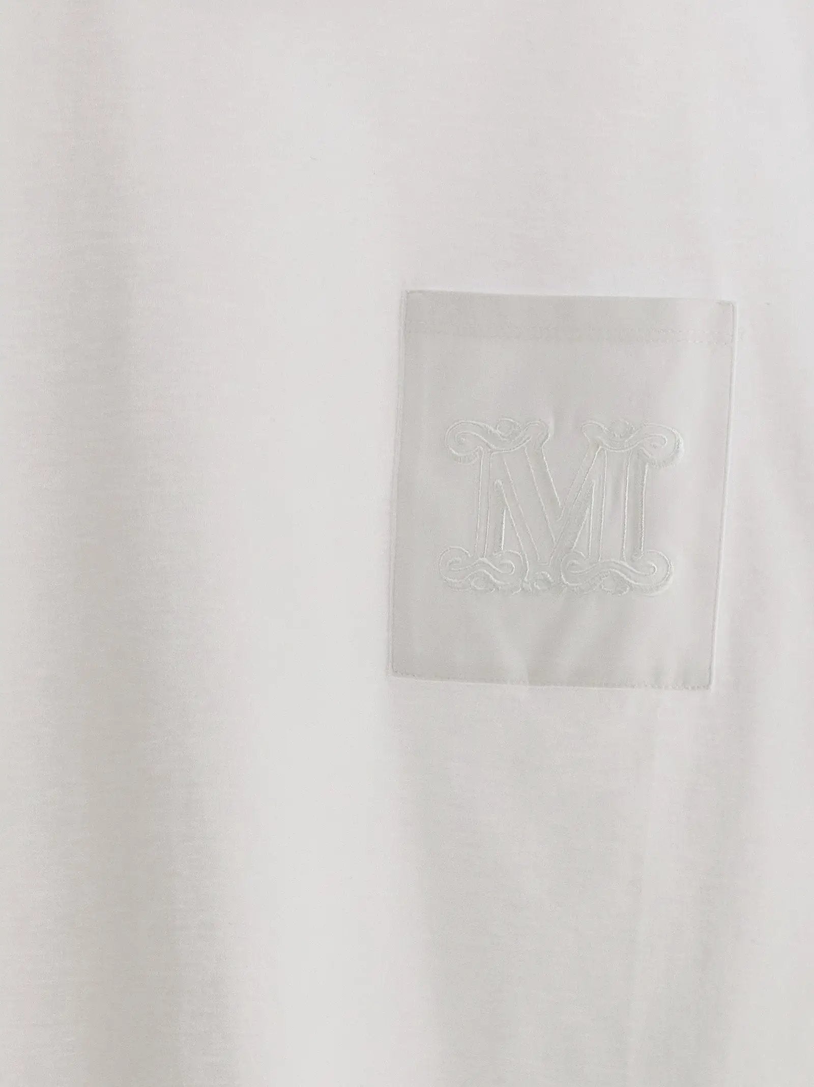 T-shirt blanc en coton Max Mara