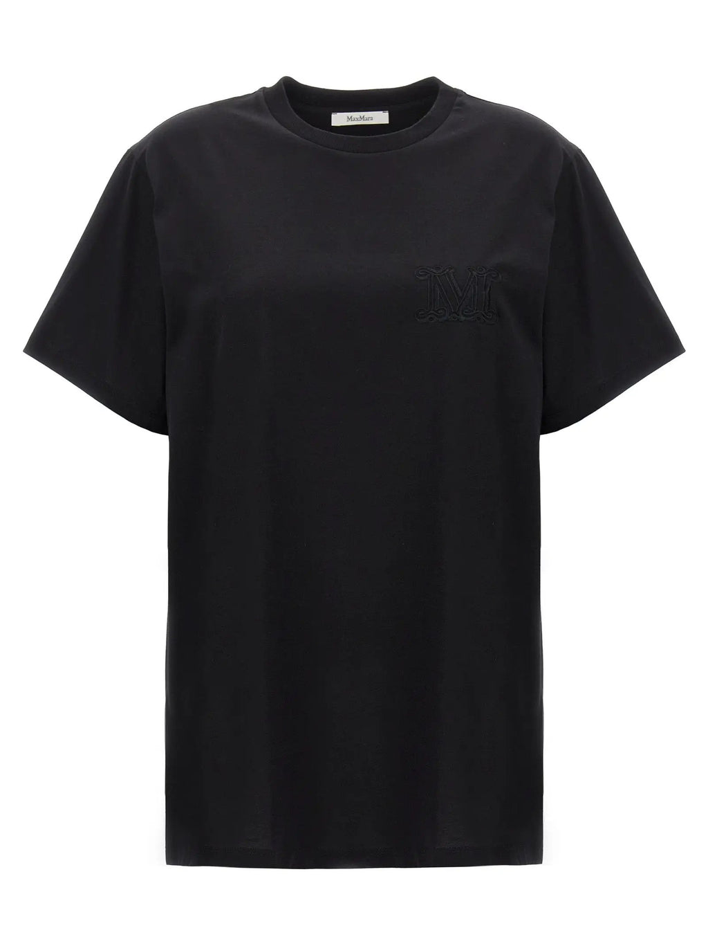Max Mara Black Cotton T-Shirt