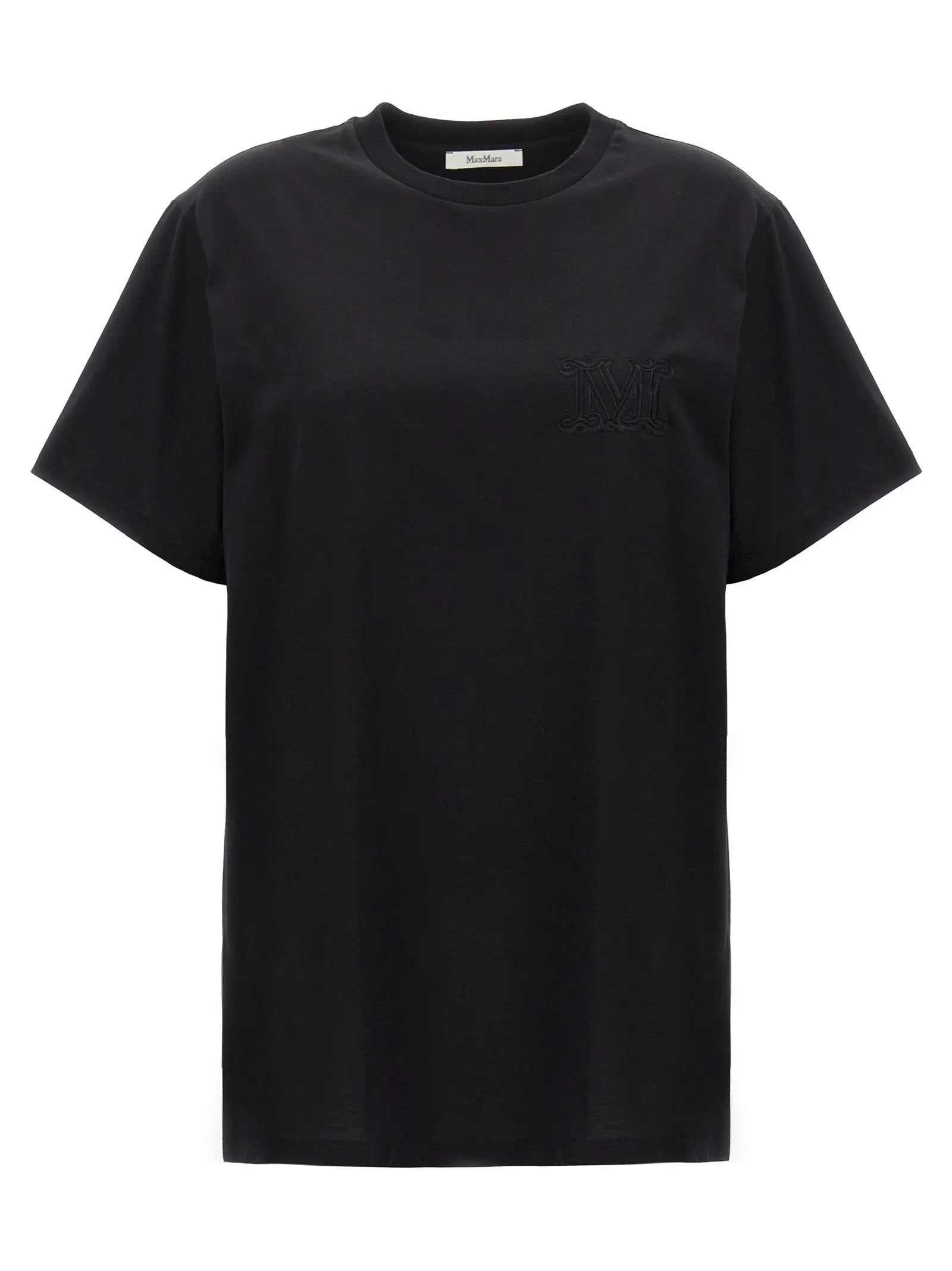 Max Mara Black Cotton T-Shirt