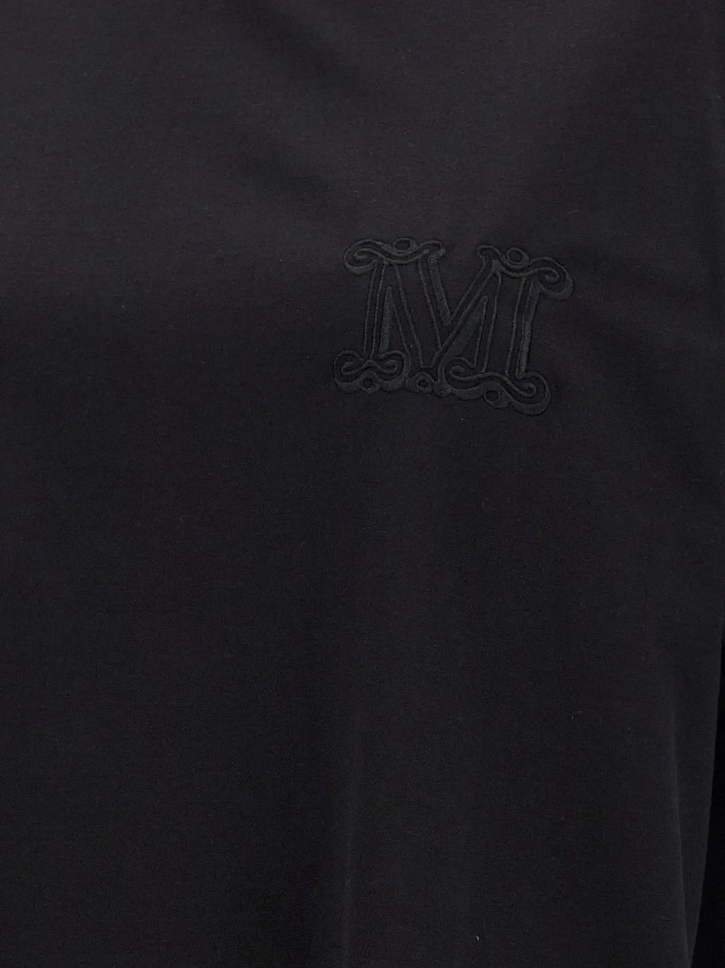 Max Mara Black Cotton T-Shirt
