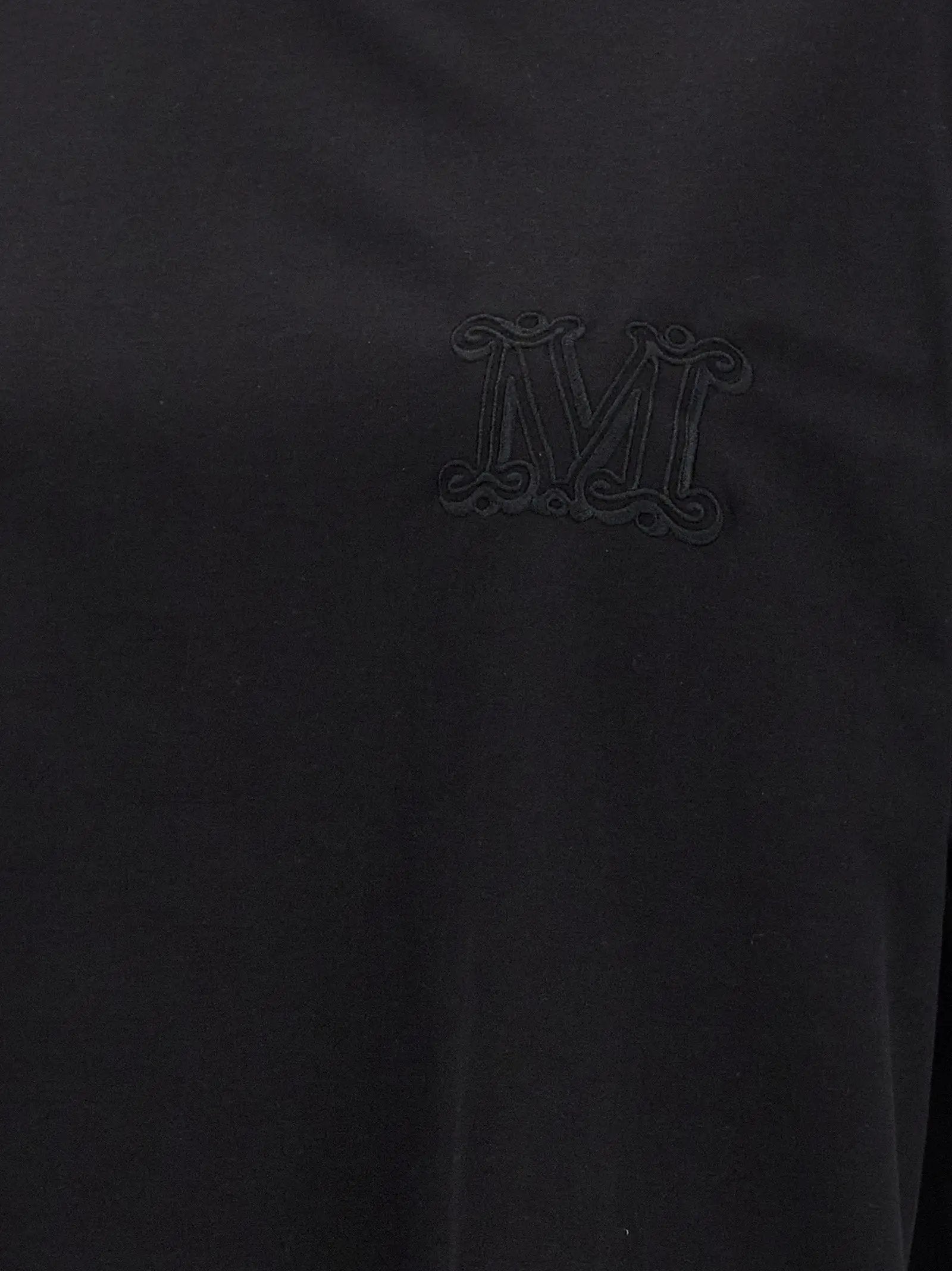 Max Mara Black Cotton T-Shirt