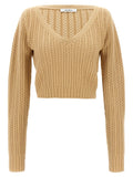 Max Mara Beige Wool Cardigan