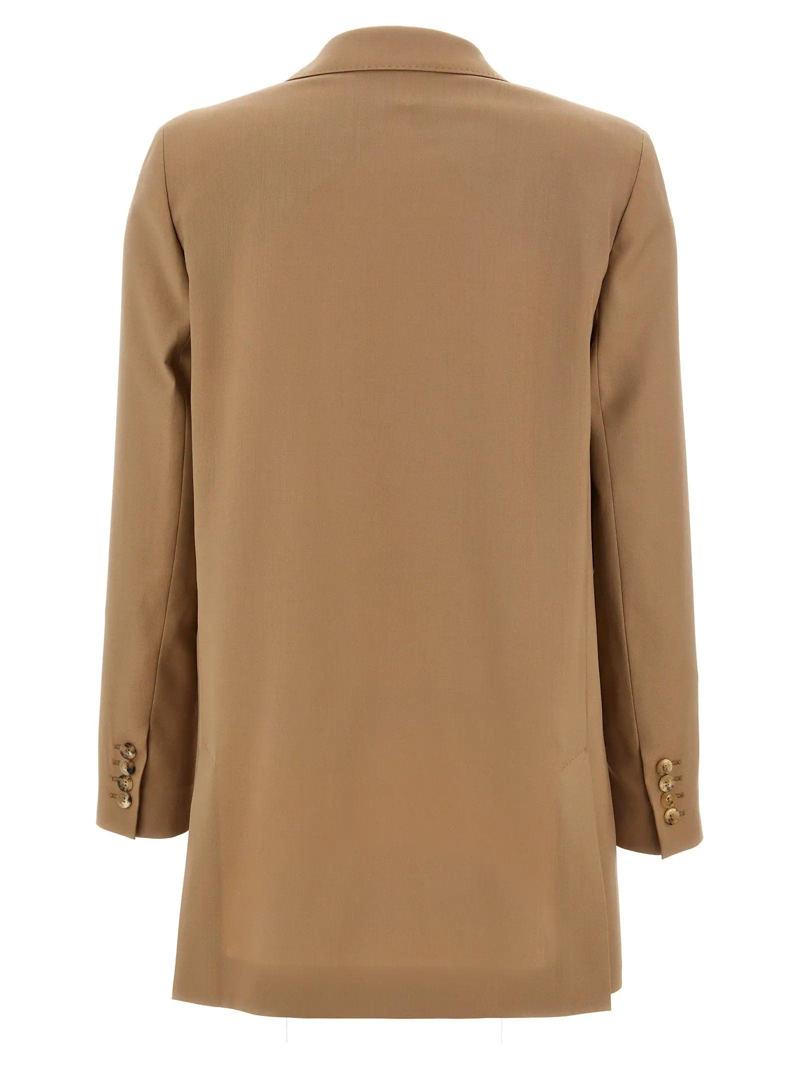 Max Mara Beige Virgin Wool Blazer