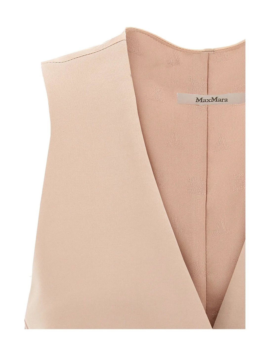 Max Mara Multicolor Acetate Sleeveless Jacket