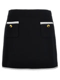 Moschino Bicolor Viscose Long Skirt