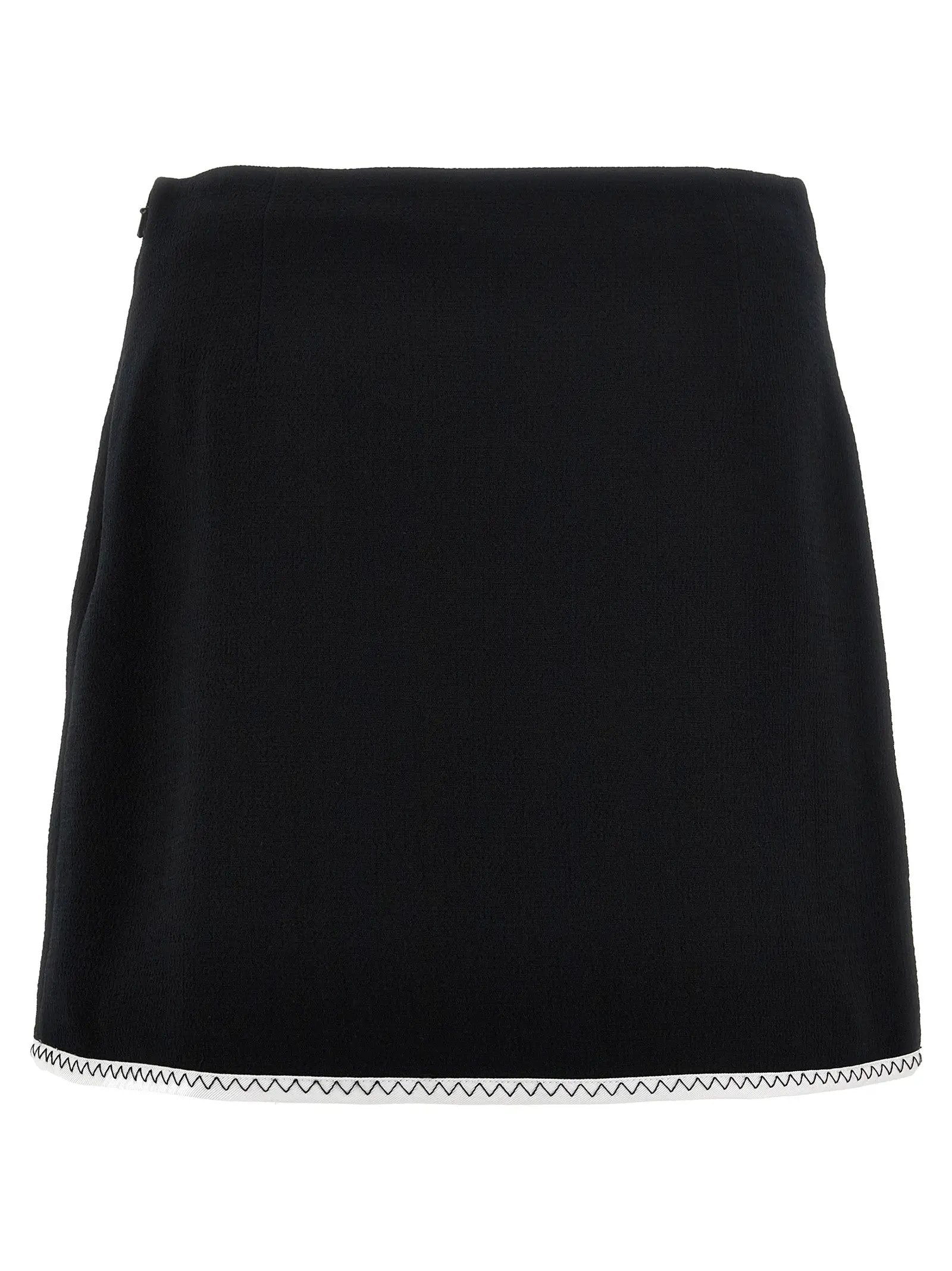 Moschino Bicolor Viscose Long Skirt