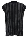 The Attico Black Cotton Short Dress