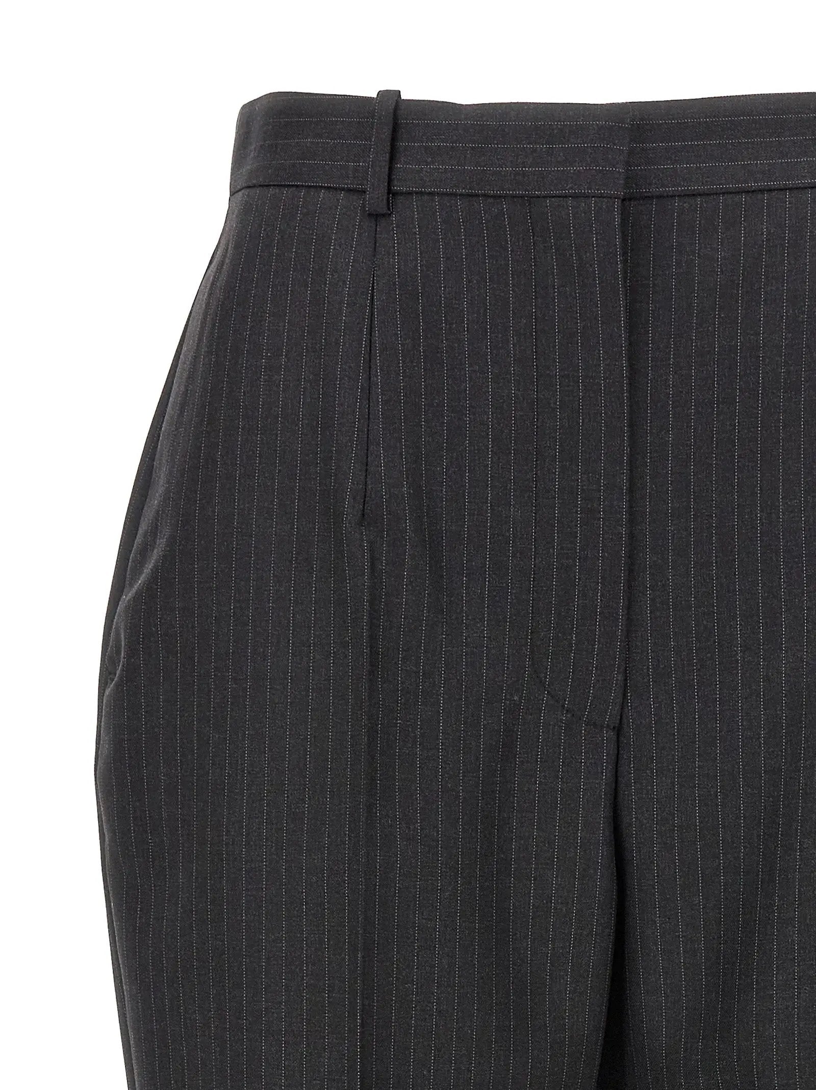 Alexander McQueen Gray Wool Dress Pants