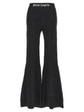 Palm Angels Black Viscose Flared Pants