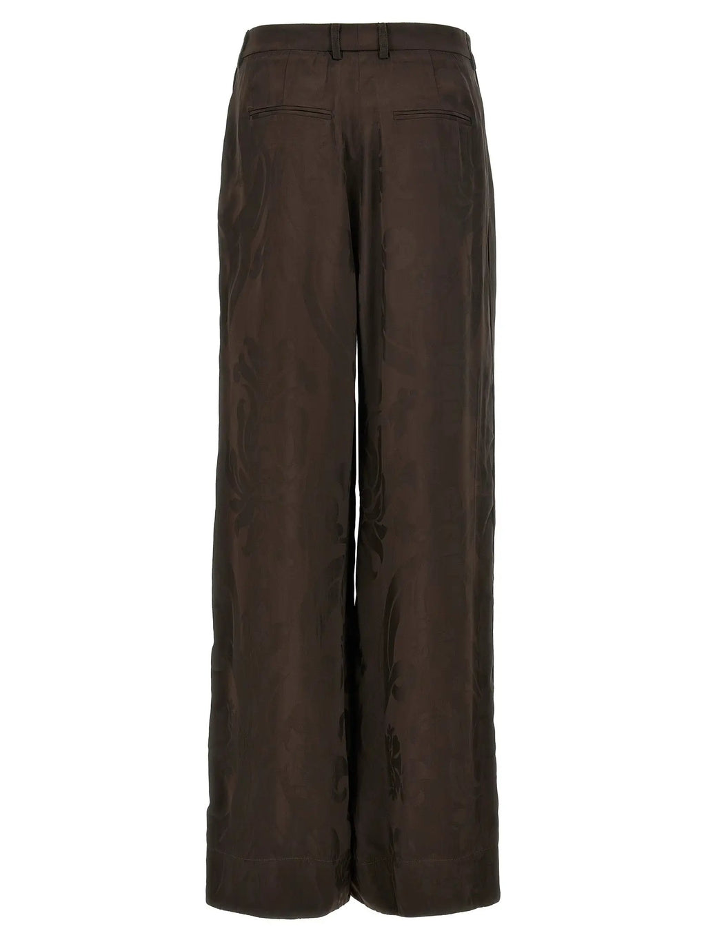 F.R.S. - FOR RESTLESS SLEEPERS Brown Viscose Casual Pants