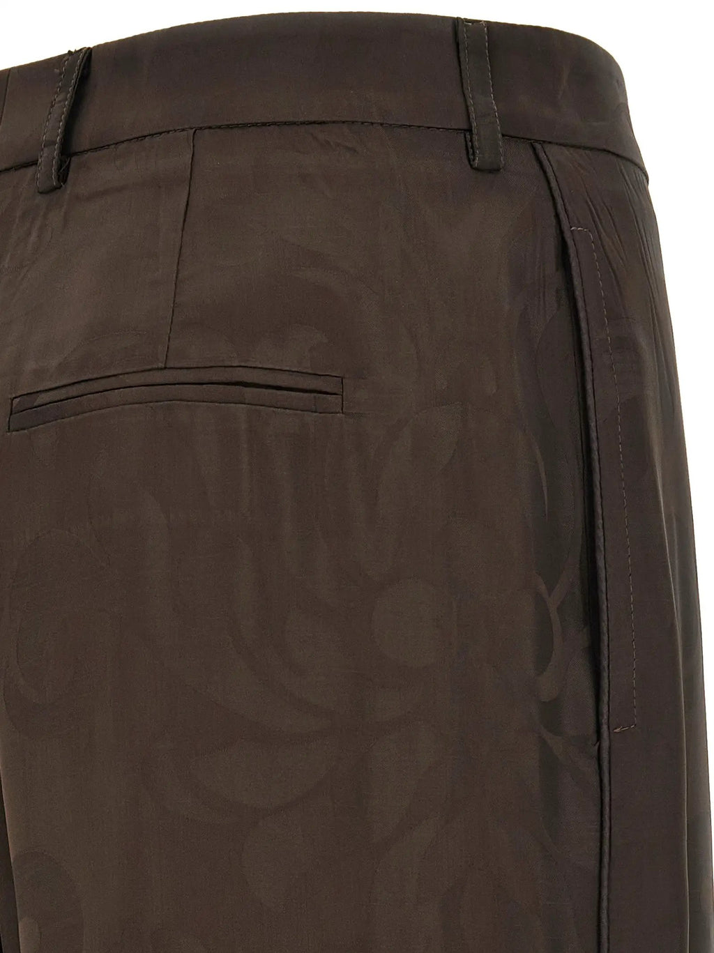 F.R.S. - FOR RESTLESS SLEEPERS Brown Viscose Casual Pants