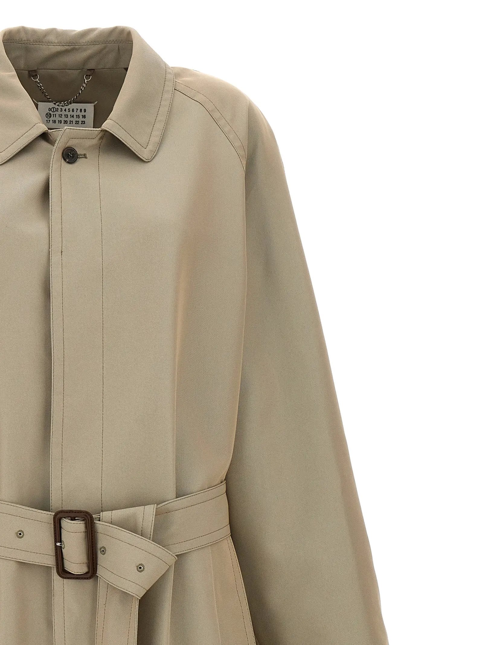 Maison Margiela Beige Cotton Coat