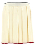 Thom Browne White Virgin Wool Long Skirt