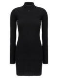 Courrèges Black Cotton Short Dress