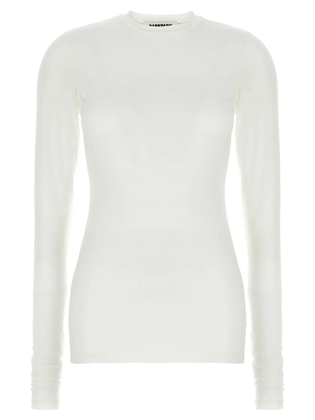 Darkpark White Polyester Long Sleeve T-Shirt