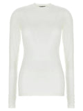 Darkpark White Polyester Long Sleeve T-Shirt