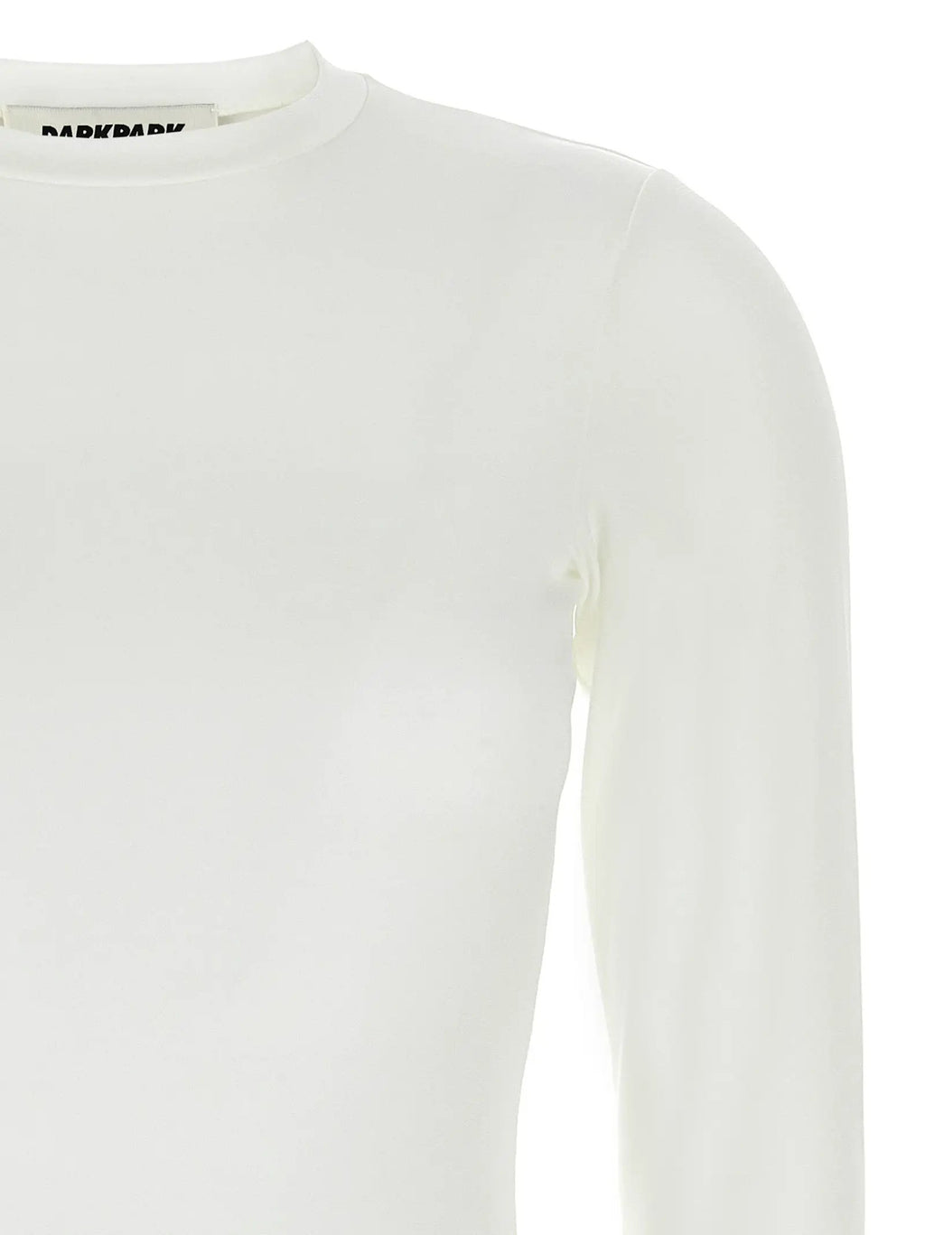Darkpark White Polyester Long Sleeve T-Shirt