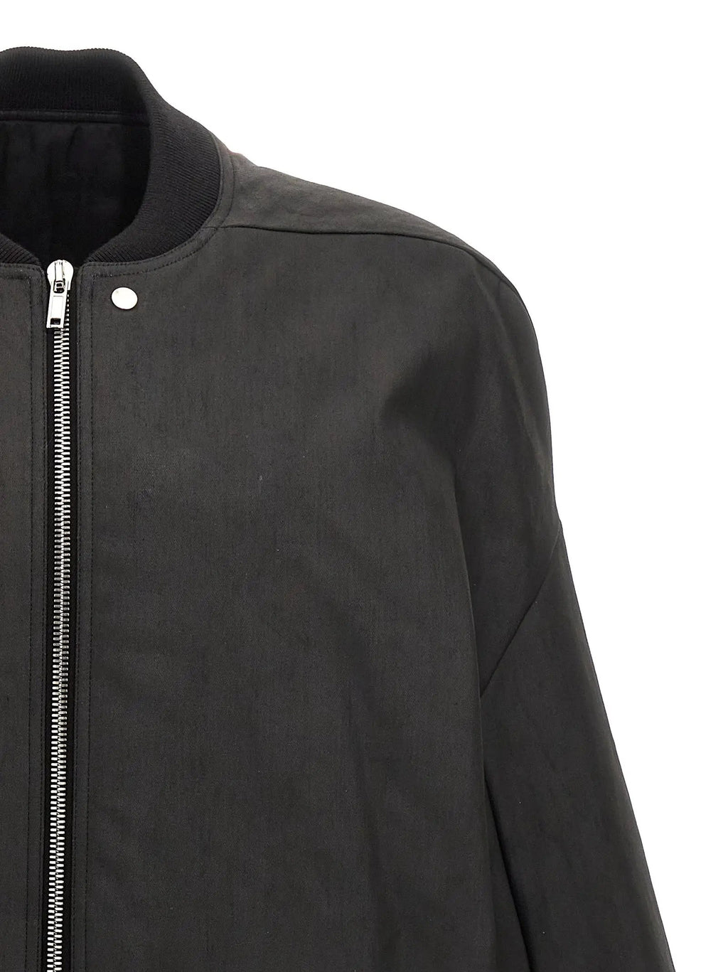 Rick Owens Black Cotton Bomber