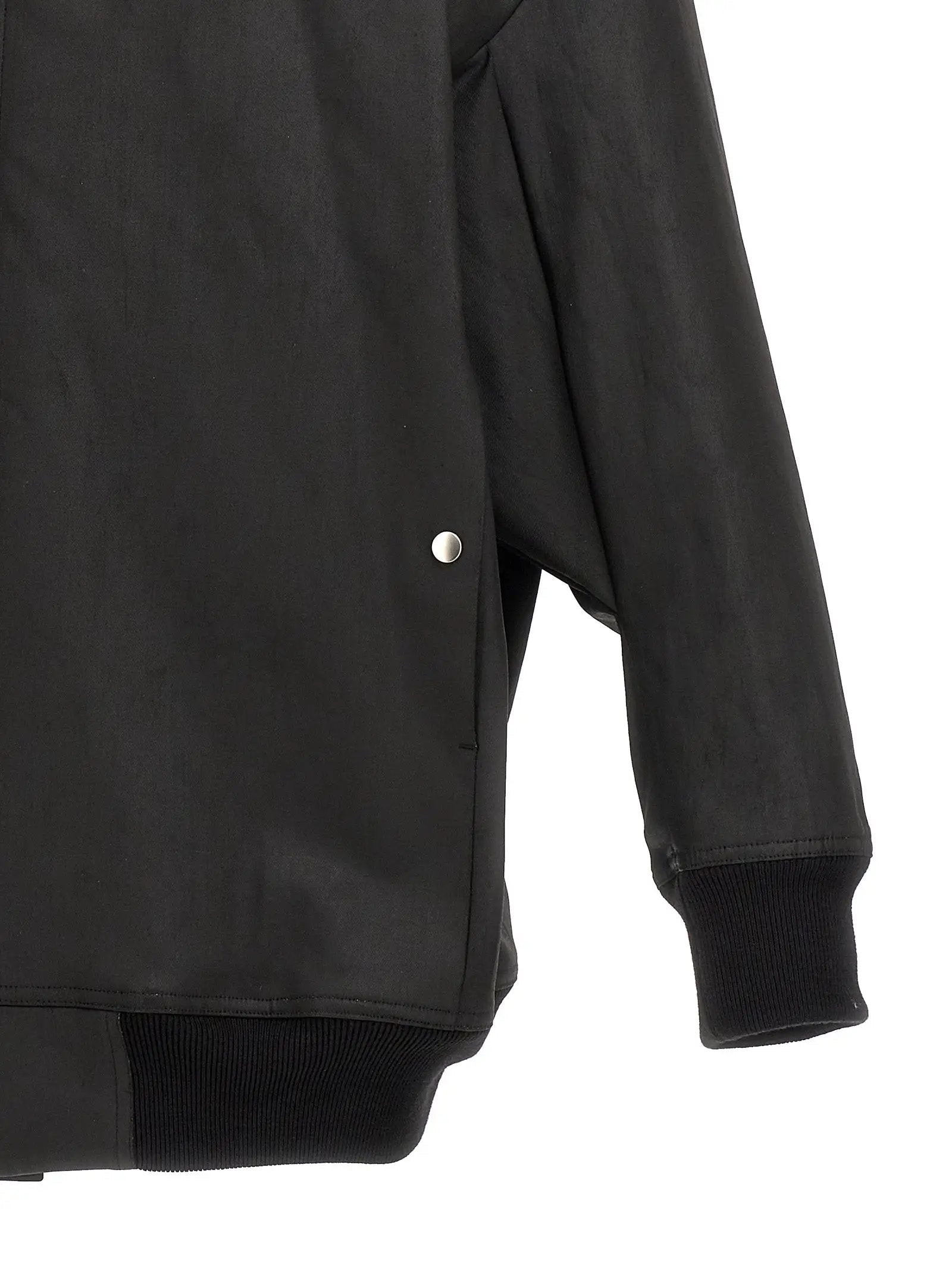 Rick Owens Black Cotton Bomber