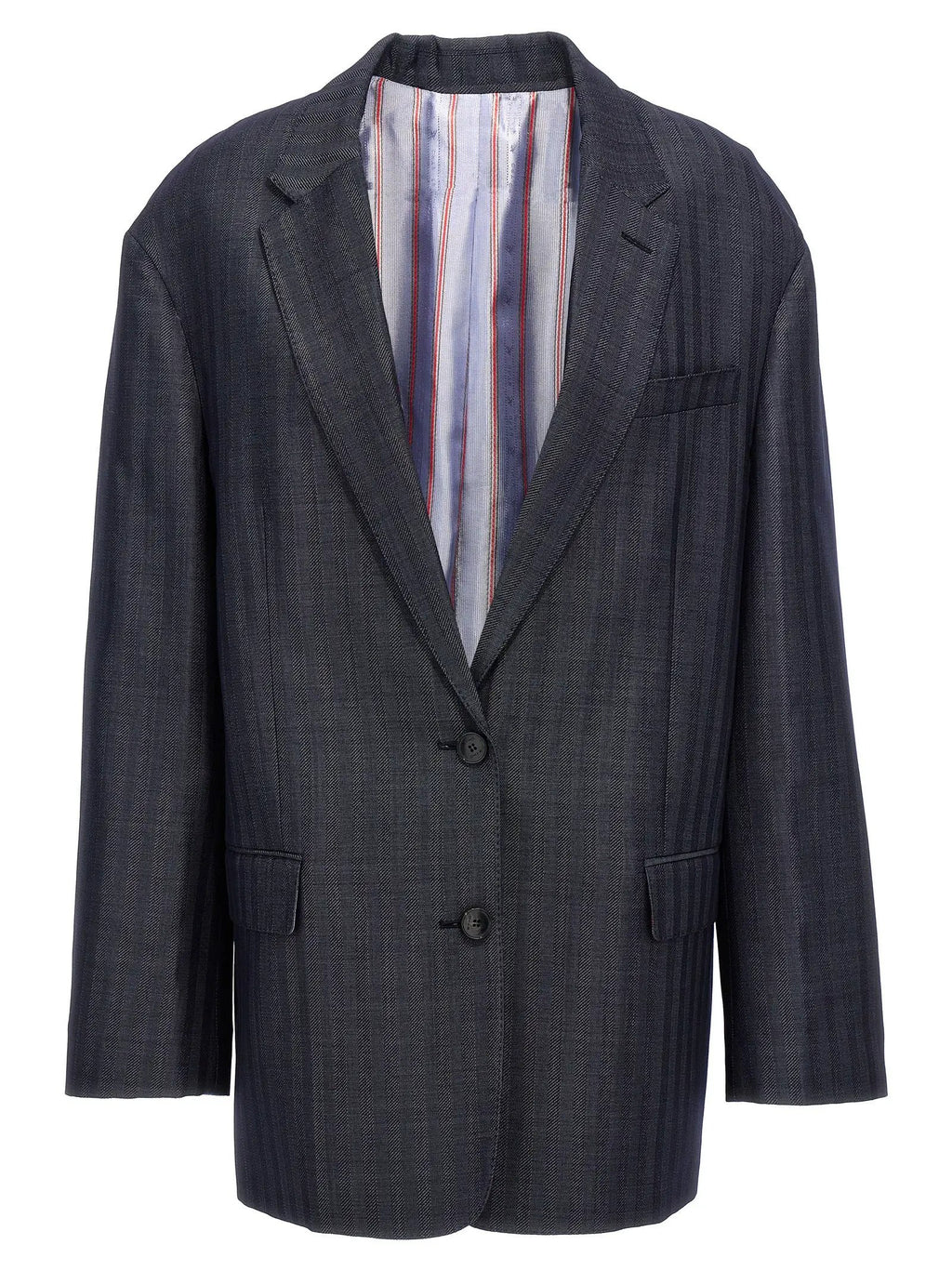 Etro Blue Wool Blazer